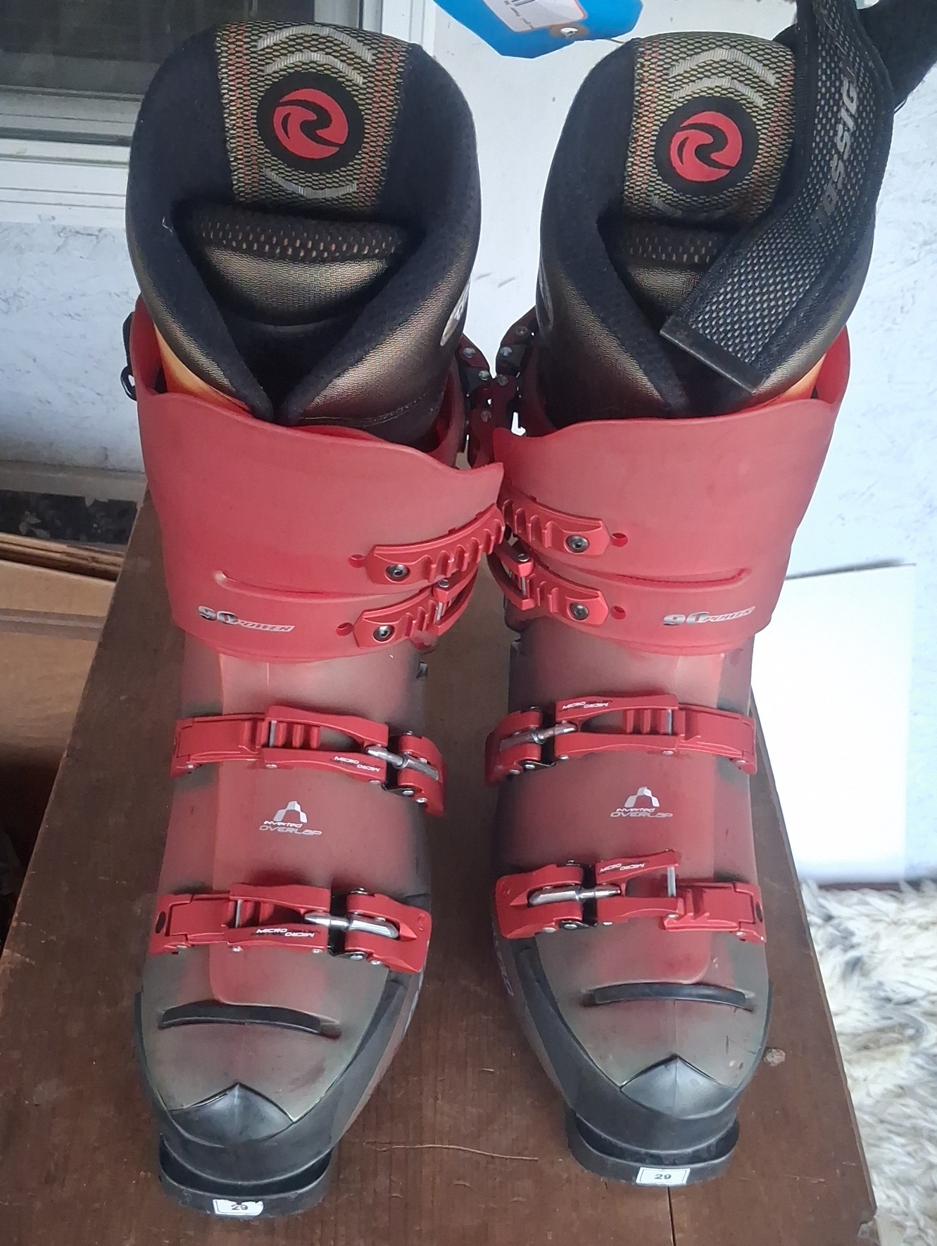 Red Men's Alpine Ski Boots - Rossignol